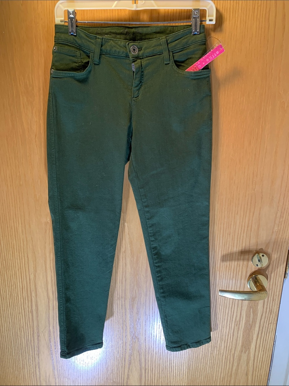 New! Alice + Olivia ‘Deep Ivy’ Skinny Jeans - Size 8